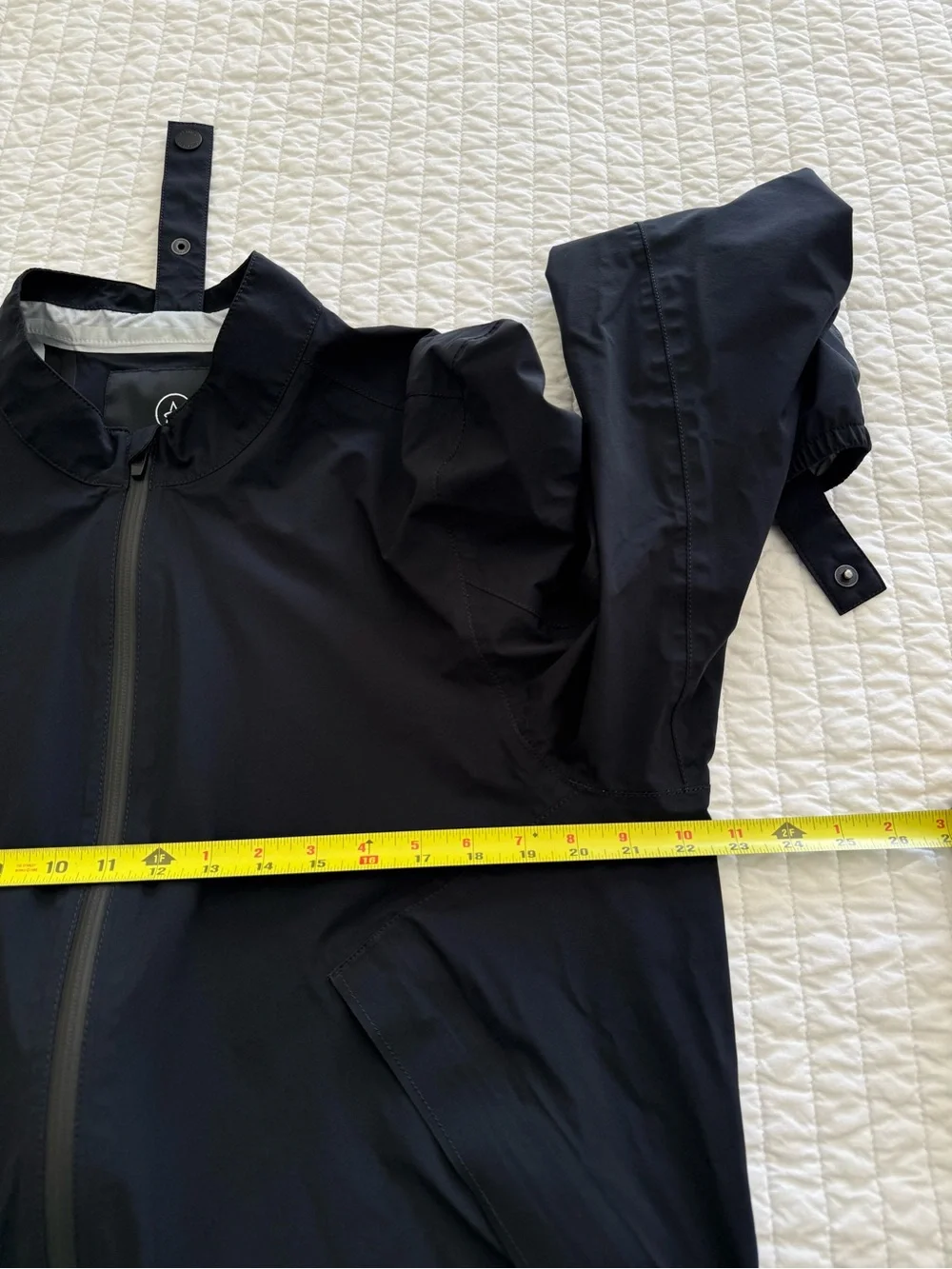 Aether Rain Jacket Men Size large Zip Up Tech Utility - Picture 13 of 13